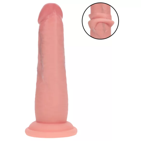 RealRock - dupla sűrűségű élethű dildó (testszínű, 15,5 cm)