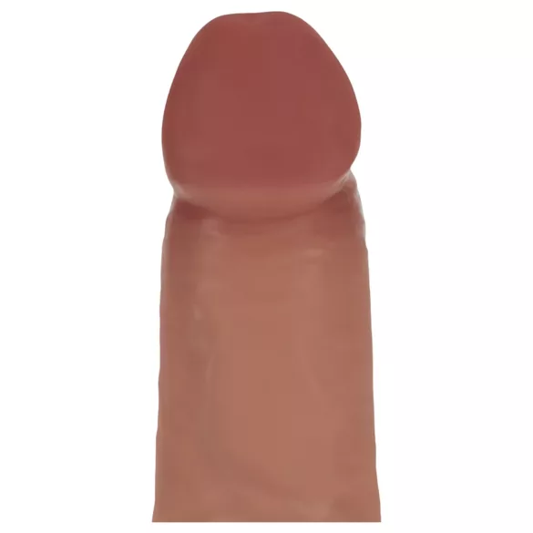 RealRock - dupla sűrűségű élethű dildó (napbarnított, 15,5 cm)