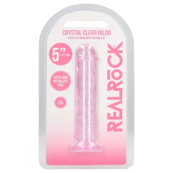 RealRock - élethű dildó tapadókoronggal (rózsaszín) - 12,7 cm