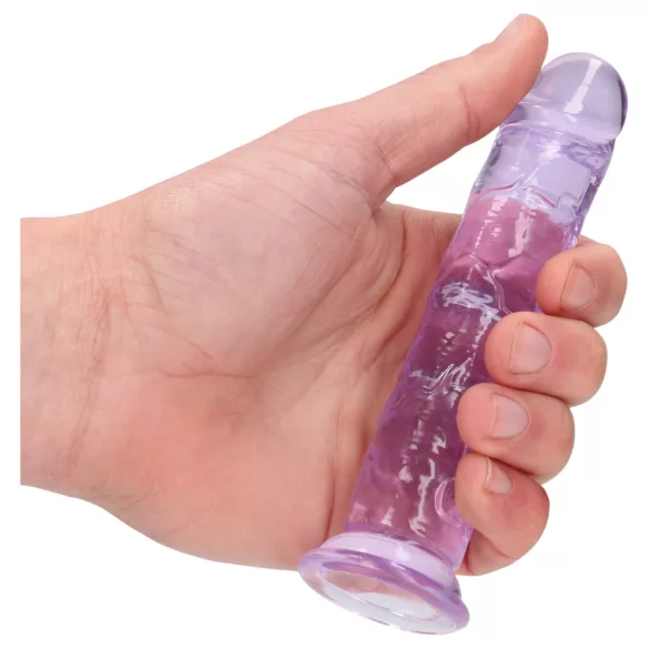 RealRock - élethű dildó tapadókoronggal (lila) - 12,7 cm