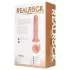 RealRock - tapadókorongos vibrátor (natúr, 20,5 cm)