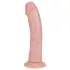 RealRock - tapadókorongos vibrátor (natúr, 20,5 cm)