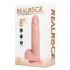 RealRock - forgó vibrátor (natúr, 20,5 cm)
