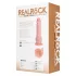 RealRock - forgó vibrátor (natúr, 20,5 cm)