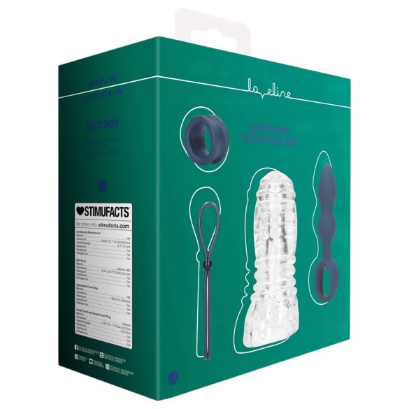 Loveline (S)explore - szexjáték szett férfiaknak (kék)