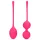 Loveline - súlyozott kegel golyó szett - 2 részes (pink)