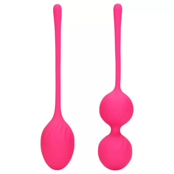 Loveline - súlyozott kegel golyó szett - 2 részes (pink)