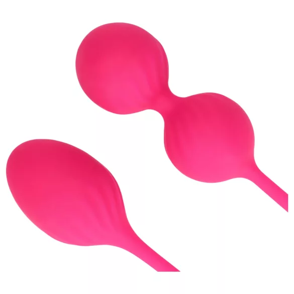 Loveline - súlyozott kegel golyó szett - 2 részes (pink)
