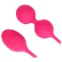 Loveline - súlyozott kegel golyó szett - 2 részes (pink)
