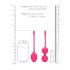 Loveline - súlyozott kegel golyó szett - 2 részes (pink)
