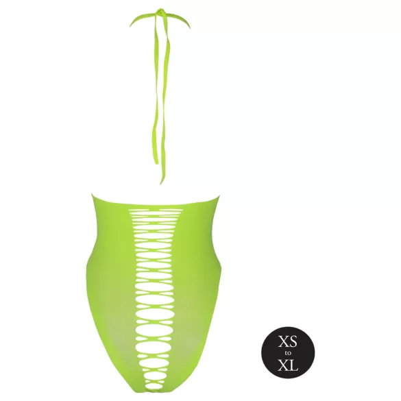 Ouch! - foszforeszkáló nyitott body (neon zöld)