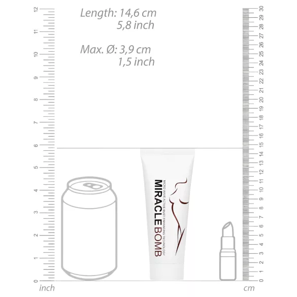 Pharmquests Miracle Bomb - mellnagyobbító és feszesítő krém (100 ml)