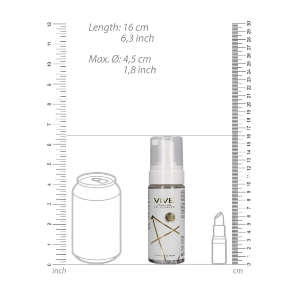 Vive - szexjáték tisztító hab (140ml)