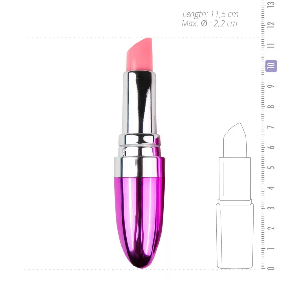 Easytoys Lipstick - vízálló rúzs vibrátor (pink)