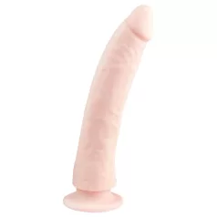   Easytoys - tapadókorongos 100% szilikon dildó (21cm) - natúr