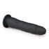 Easytoys - tapadókorongos 100% szilikon dildó (21cm) - fekete