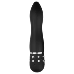 EasyToys Diamond Curved - mini rúd vibrátor (fekete)