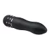 EasyToys Diamond Curved - mini rúd vibrátor (fekete)