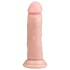 Easytoys - tapadókorongos élethű dildó (15,5cm) - natúr