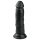 Easytoys - tapadókorongos élethű dildó (15,5cm) - fekete