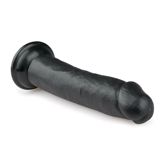 Easytoys - tapadókorongos élethű dildó (20,5cm) - fekete