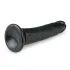 Easytoys - tapadókorongos élethű dildó (20,5cm) - fekete