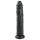 Easytoys - tapadókorongos extra nagy dildó (28,5cm) - fekete