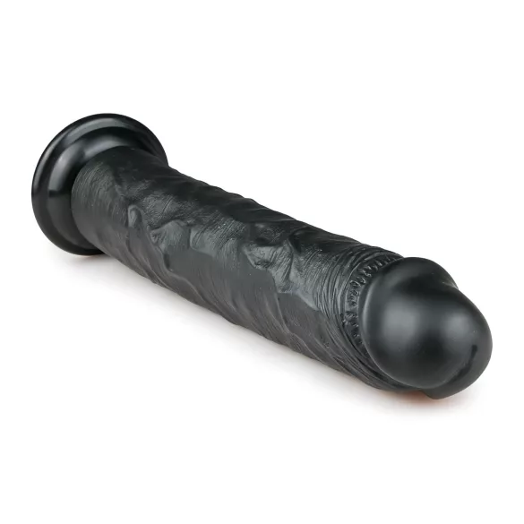 Easytoys - tapadókorongos extra nagy dildó (28,5cm) - fekete