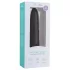 EasyToys Power Vibe - csavart szilikon rúd vibrátor (fekete)