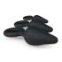 Easytoys - gyűrűs anál plug szett - 3db (fekete)