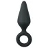Easytoys Pointy Plug S - anál plug (fekete) - kicsi