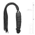 EasyToys Flogger - korbács és szilikon dildó egyben (fekete)