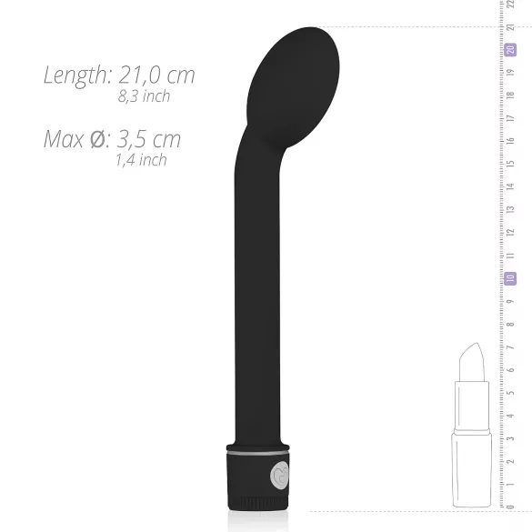 EasyToys Slim - G-pont vibrátor (fekete)