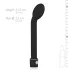 EasyToys Slim - G-pont vibrátor (fekete)