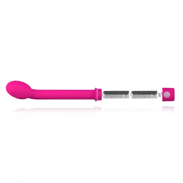 EasyToys Slim - vékony, hajlított fejű G-pont vibrátor (pink)