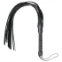 EasyToys Flogger - puha műbőr korbács (fekete)