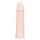 Flesh - hosszabbító péniszköpeny (natúr) - 18cm