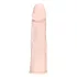 Flesh - hosszabbító péniszköpeny (natúr) - 18cm