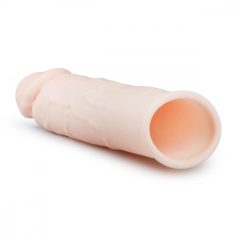 Flesh - hossszabbító péniszköpeny (natúr) - 18cm