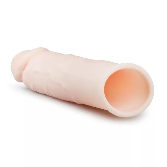 Flesh - hosszabbító péniszköpeny (natúr) - 18cm