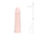 Flesh - hosszabbító péniszköpeny (natúr) - 18cm