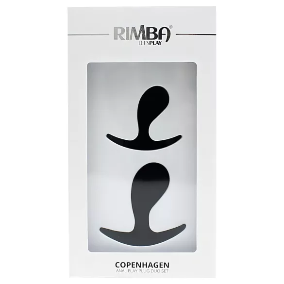Rimba Copenhagen - anál plug szett - fekete (2db)