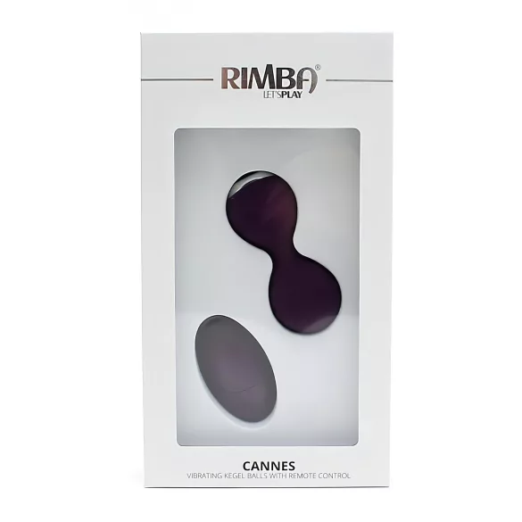 Rimba Cannes - akkus, rádiós vibrációs tojás (lila)