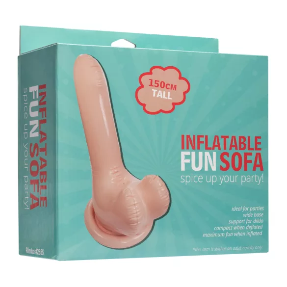 Inflatable Fun - felfújható pénisz szófa - 66 cm