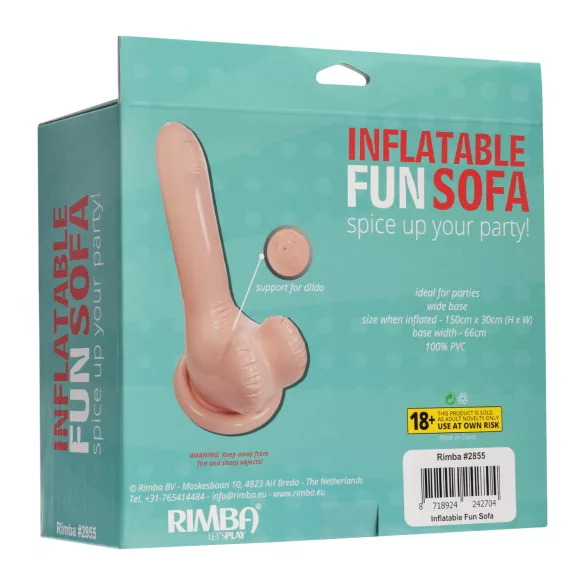 Inflatable Fun - felfújható pénisz szófa - 66 cm