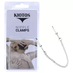 Kiotos - rozsdamentes acél bimbócsipesz (ezüst)