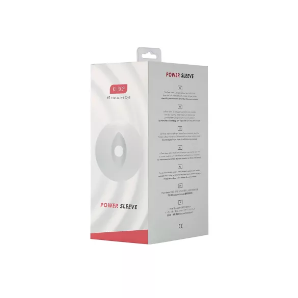 Kiiroo Titan Power - maszturbátor betét férfiaknak (átlátszó)