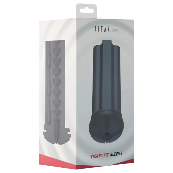 Kiiroo Titan Tight-Fit - maszturbátor betét férfiaknak (fekete)