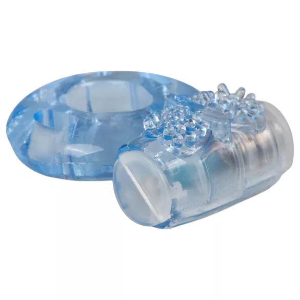 Easytoys - egyszeri vibrációs péniszgyűrű (kék)