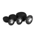 Easytoys Diamond - anál plug szett (fekete)